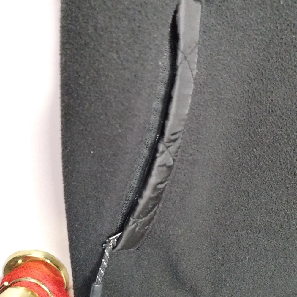 Ascend Fleece‎ Vest Men’s S Black Full Zip Zippered Pockets